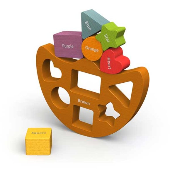 BALANCE BOAT SHAPES & COLORS - Picture 4 of 5